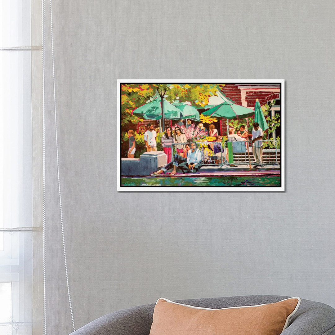 Sommer im Central Park von Maxine Shore - Galerie-verpackte Leinwand Giclée auf Leinwand