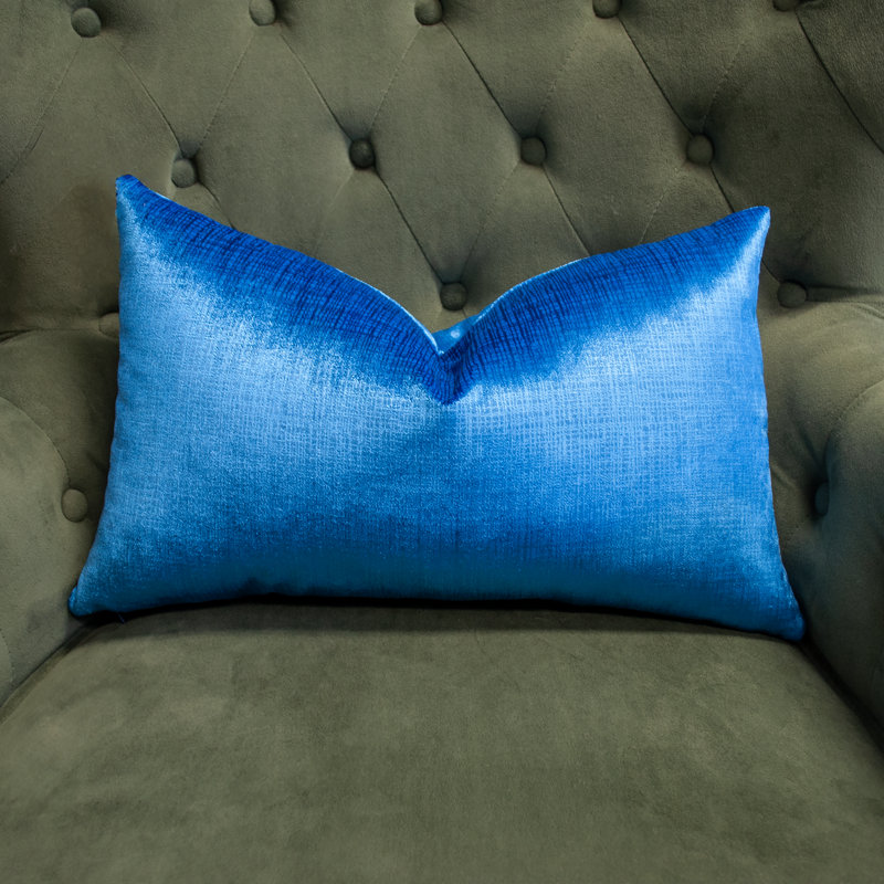 Housse de coussin bleu Thomas Thomas®, Rectangle H 12 po x l 25 po