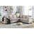 Sleeper Sofa, 2 In 1 Pull Out Couch Bed,6 Seater Sofa Bed, L Shaped Sleeper Sectional Sofa Couch,Riveted Sofa,104'' Large Combined Sofa Bed In Living Room