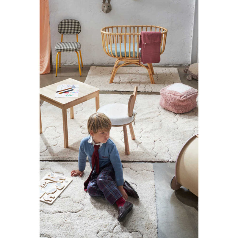 Rugcycled Washable Area Rug Clouds