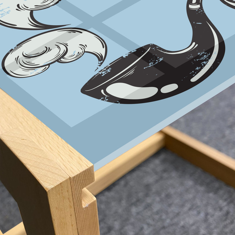 Jacqulyne Sled Coffee Table, 62cm H x 74cm W x 40cm D