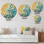 Bartnik - Horloge murale peinture abstraite-1958641664