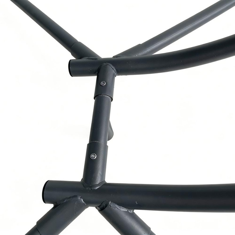 Balancelle de patio avec hamac et coussin, Gris