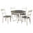 Daz Oak Round Solid Wood Base Dining Table