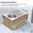 Whynter 2 Quart Ice Cream Maker and Yogurt Incubator with Stainless Steel Bowl in Champagne Gold