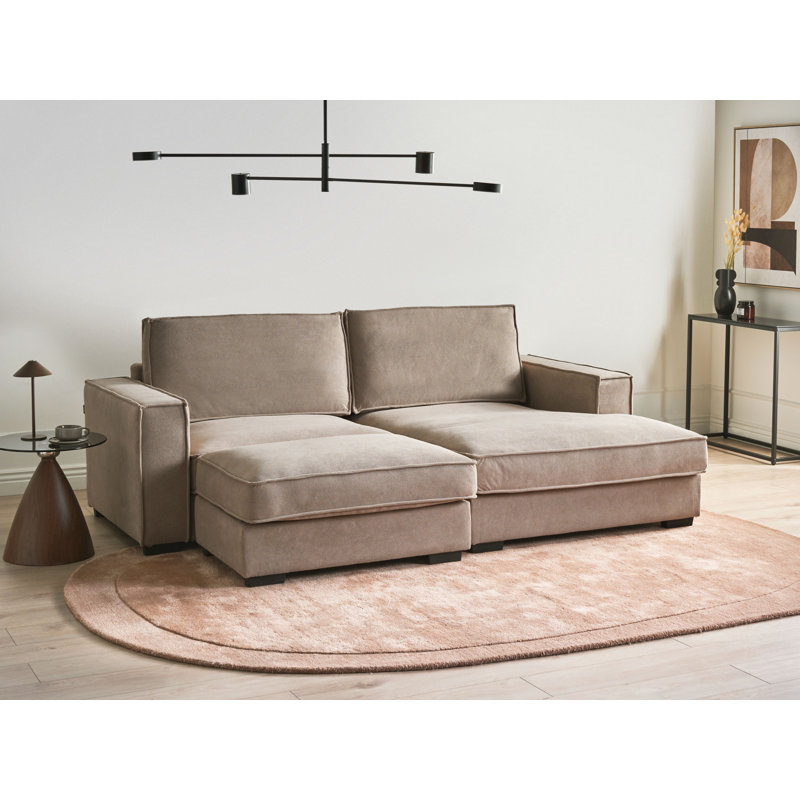 Talyah 2 Seater Corner Sofa , Taupe