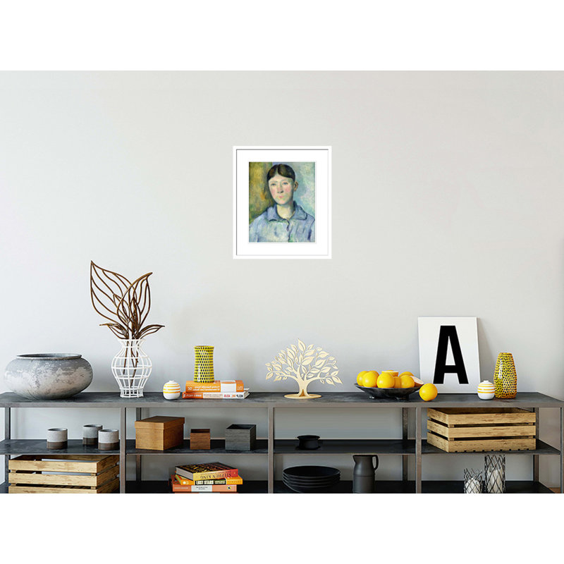 Portrait de Cézanne par Paul Cézanne, H 20,38 po x l 17,75 po