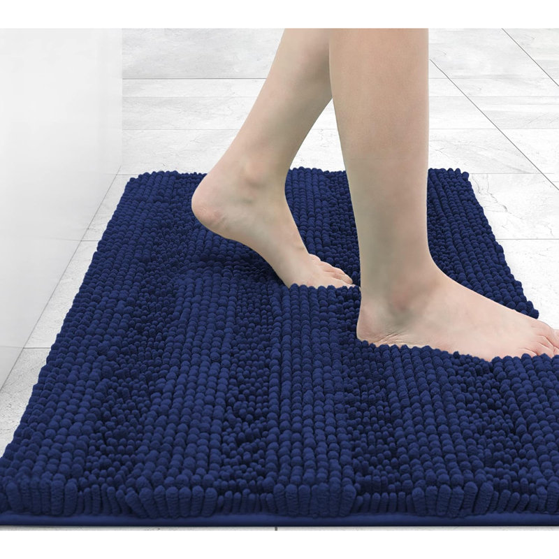 Tapis de bain Watervliet Chenille, Navy