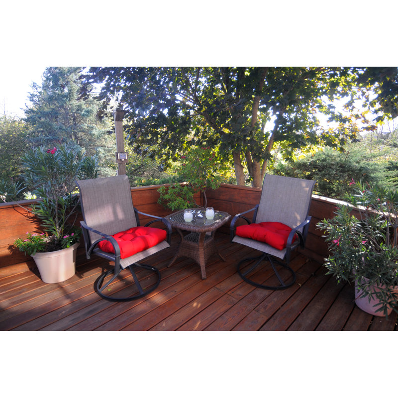 Outdoor 3'' Seat Cushion, Red