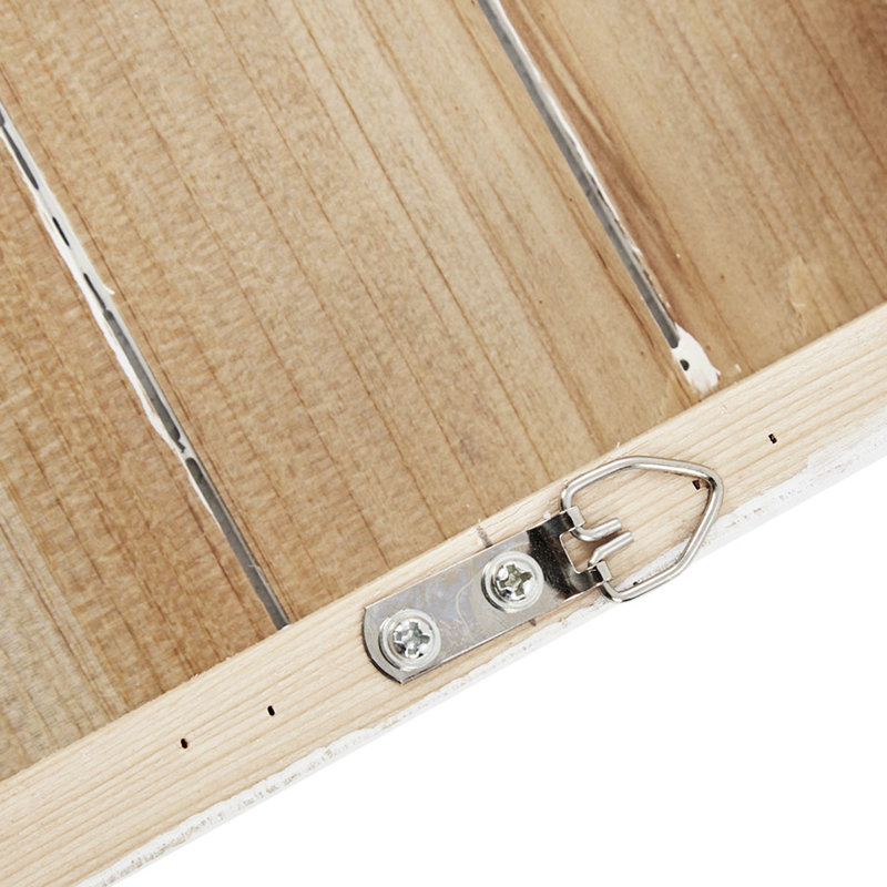Décoration de panneau de planche de bois, peinte à la main en gris et blanc, l 30 po x H 12 po, P 1,5 po, loft rustique, mur Summers de P 1,5 po, avec bords délavés blancs, chic