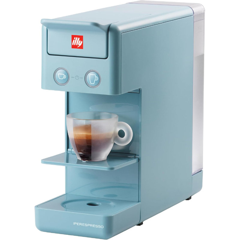 Illy Iper Semi-Automatic Espresso Machine, Blue