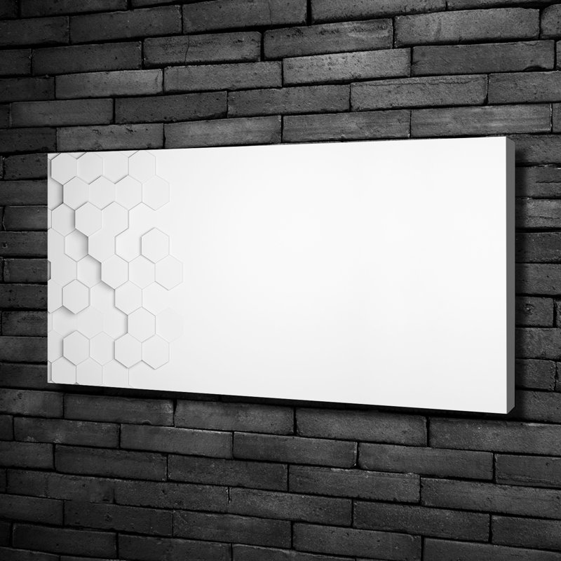 Hexagons Background - No Frame Print on Canvas