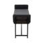 Banc avec métal, bois et similicuir-1200040848