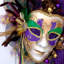 Masque vénitien Mardi Gras