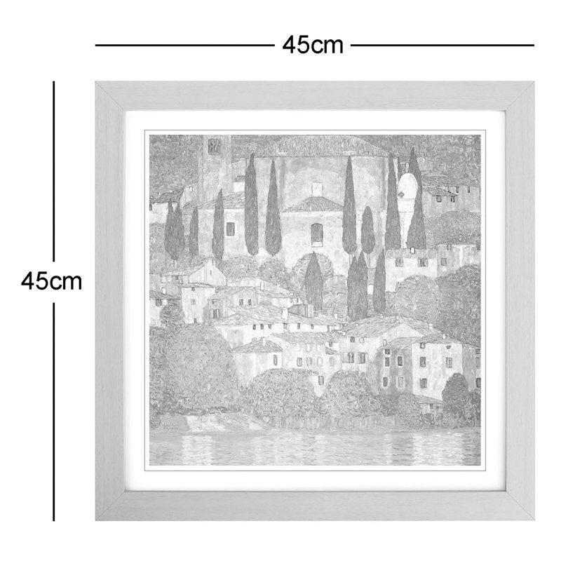 Gustav Klimt - Single Picture Frame Painting, Black