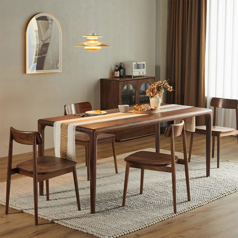 All solid wood multifunctional table set, 29.52"H x 62.99"L x 31.49"W