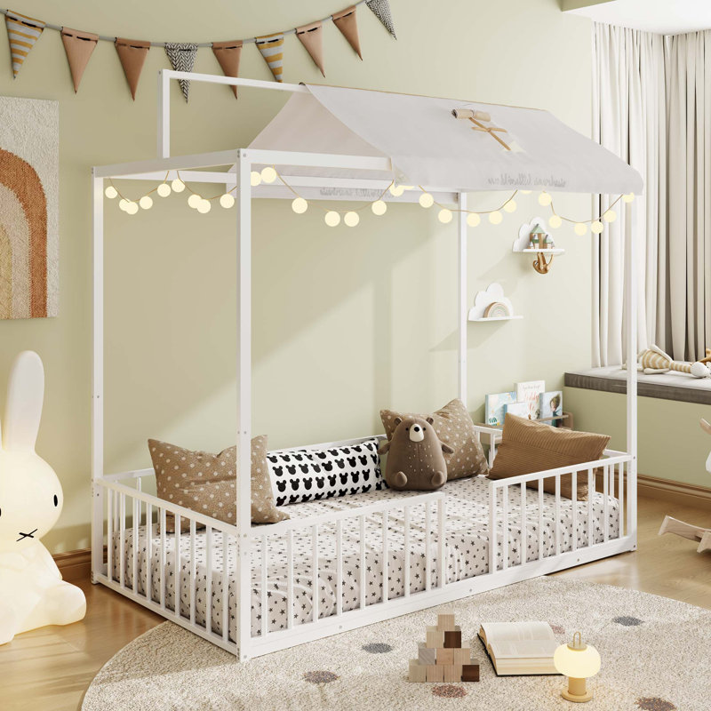 Lit de sol convertible 3-en-1 Montessori