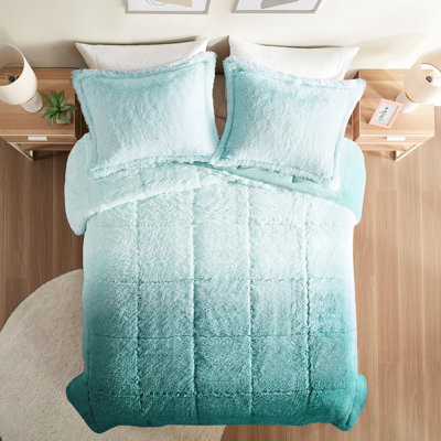 Full/queen Comforter - Shaggy Fur, Heat-, Cozy -proof,