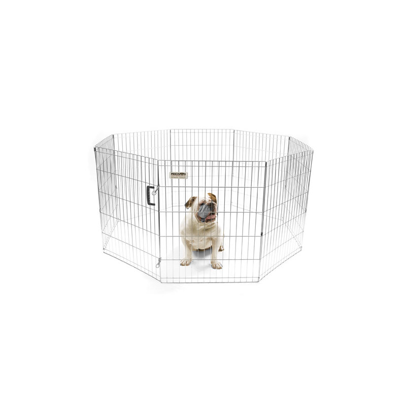 Enclos d'exercice Pro-Handler en argent, Moyen (30" )