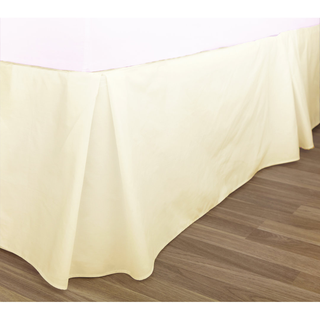 Percale Plain Dye 180 Thread Count Platform Valance