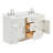 Hamlet 67'' Double Bathroom Vanity with White Quartz Top-93068167-93068171