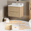 Ensemble de meuble-lavabo mural 30 po avec lavabo Dyerville