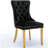 Tufted Solid Wood Contemporary Velvet Upholstered Dining Chair with Golden Stainless Steel Plating Legs,Nailhead Trim,Set of 2-2091873321-2091873320