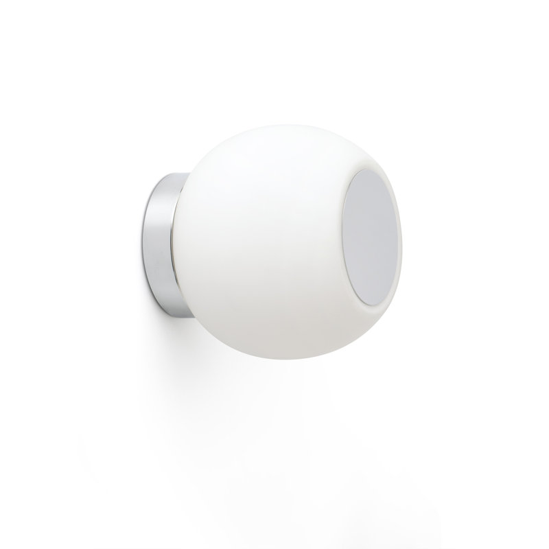 Alvery LED Flush Mounted Sconce, Chrome