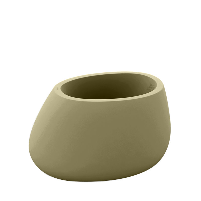 Pot à fleurs en plastique, Acier, H 15,75 po x l 25,5 po x P 31,5 po