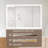 Tri-Fold Wall Mirror with Backlit, Front-lighted, Removable 10x Magnifying Mirror, Dimmer, Defogger-111660105