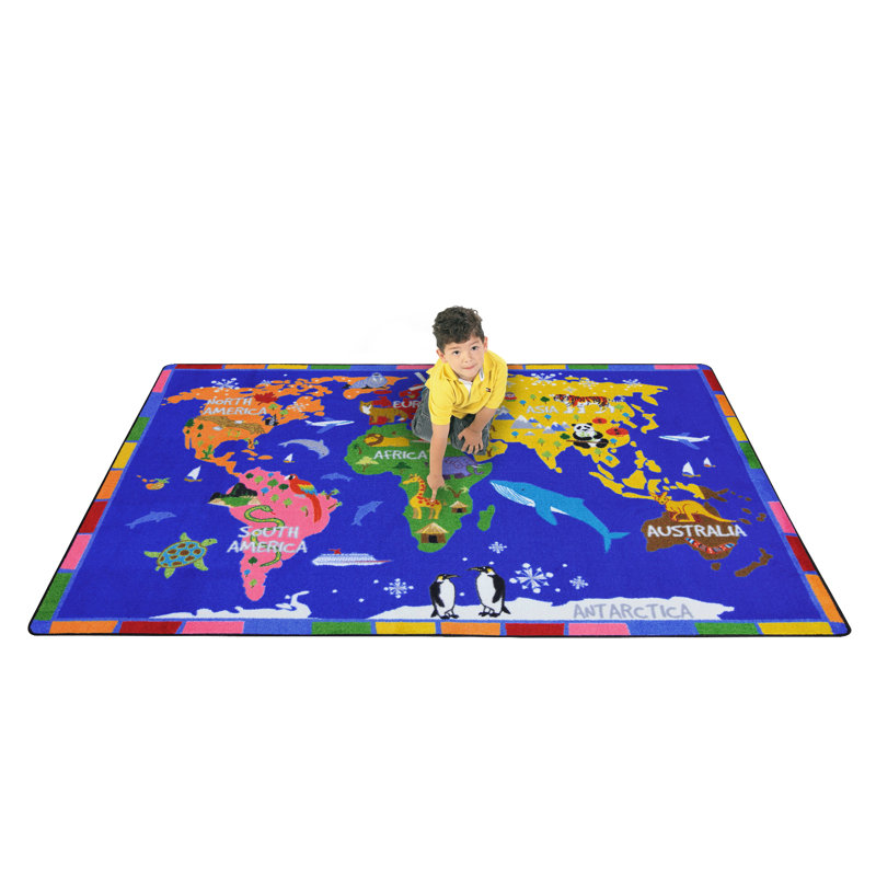 Tapis Kid of Essentials World of Wonders, Rectangle 5 pi 4 po x 7 pi 8 po