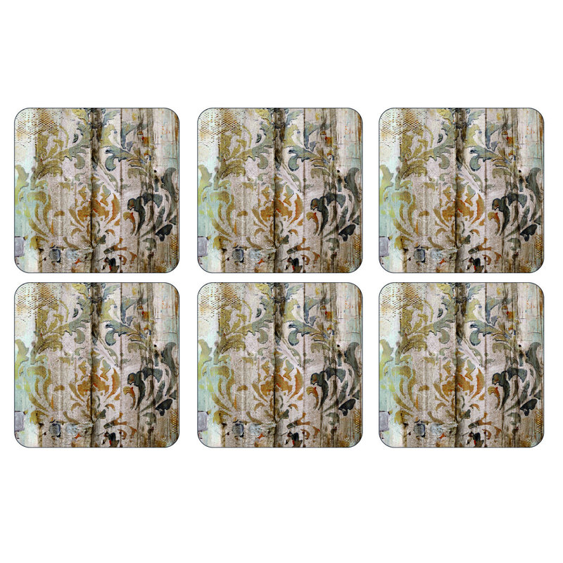 Pimpernel Frozen In Time Coasters 4" X 4"