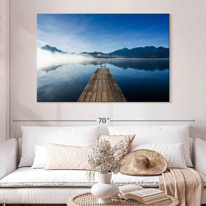 Alvord Lake Hopfensee Jetty, 34" H x 51" W