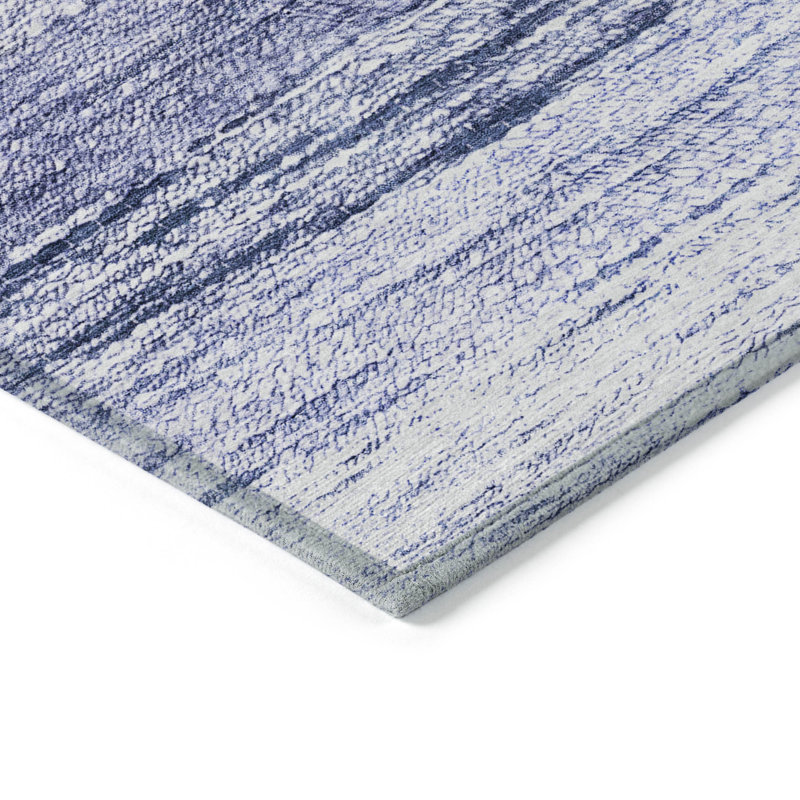 Tapis intérieur / extérieur en polyester tissé à la machine Malchow, Rectangulaire 3 pi x 5 pi
