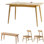 Solid Wood Dining Table Set