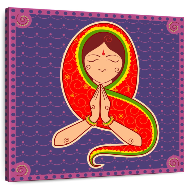 Leisha Namaste Gesture, 10" H x 10" W