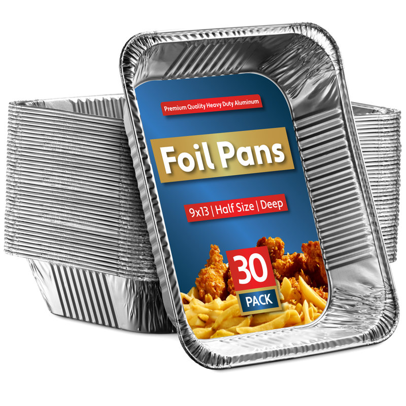 30 Pack 9X13 Disposable Aluminum Pans