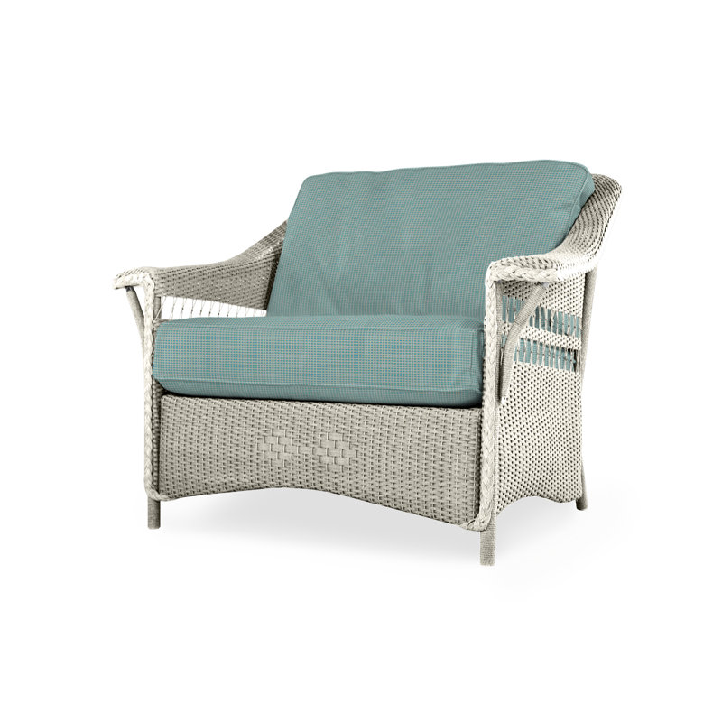 Nantucket Outdoor Lounge Chair, Fife Aruba, Linen