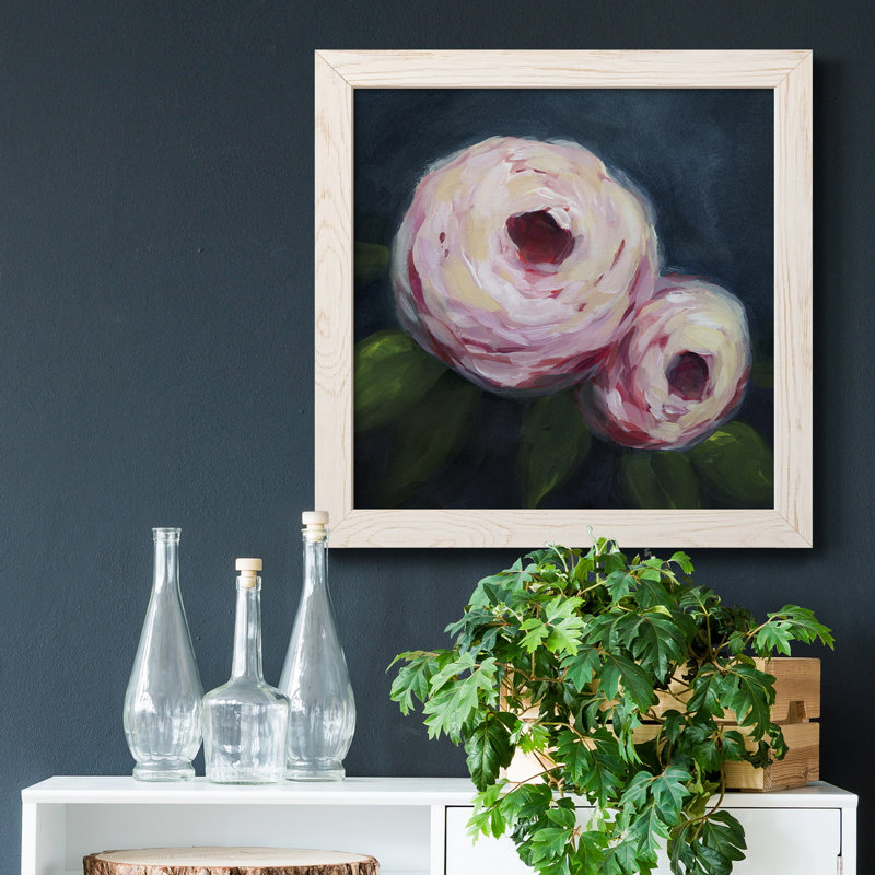 «Ethereal Blooms II», reproduction d'art sur toile, H 31,5 po x l 31,5 po x P 1,5 po, Blanc