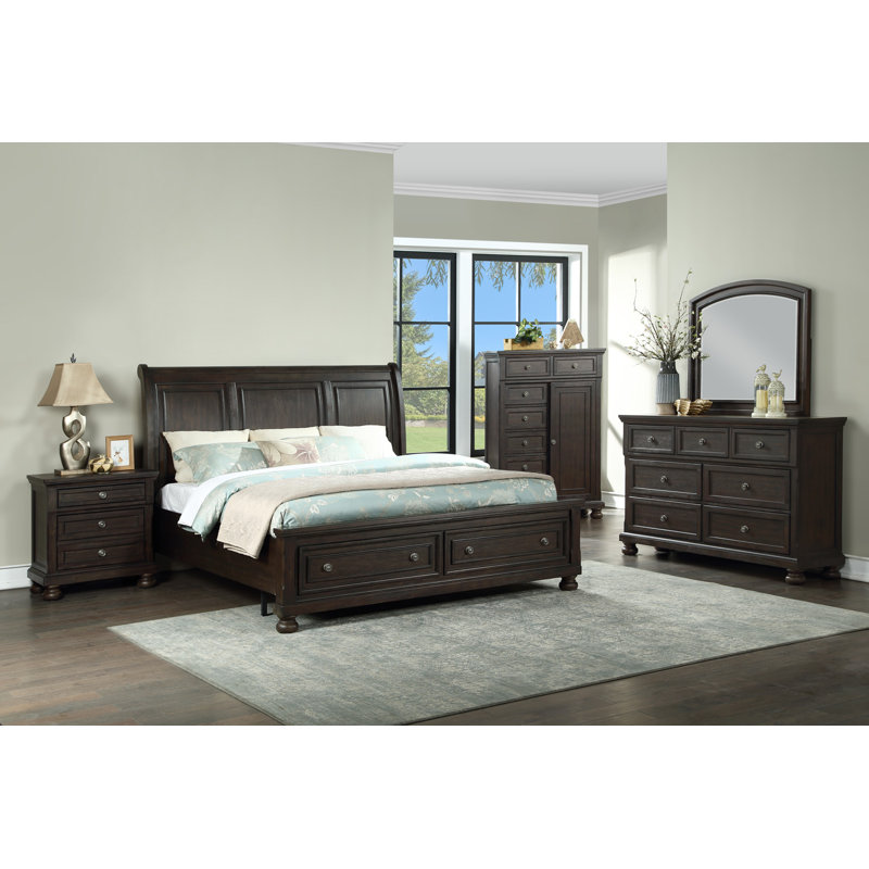 DRESSER AND MIRROR