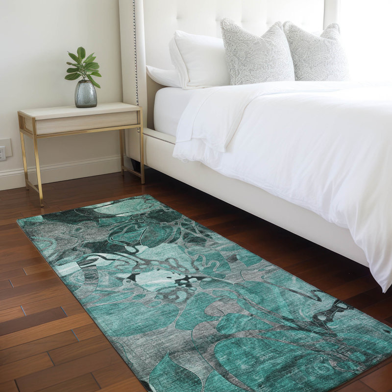 Alfonzo Floral Indoor / Outdoor Rug, Runner 2'3" x 7'6"
