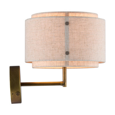 Takai Solid Brass Armed Sconce