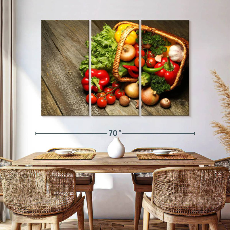 Yarlin Vegetable Basket, 42" H x 65" W