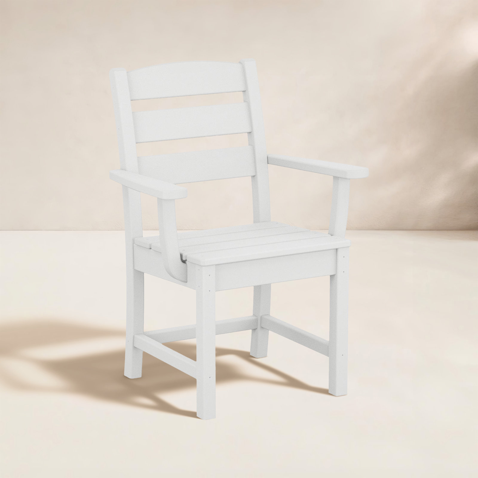 Lakeside Dining Arm Chair, White