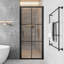 Seawin Axio XTRA Gridient 31,25 - 32 po x 72 po Porte de douche à pivot pivotant 3/8 po (10 mm)-124519578