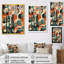 Mid Century Artistic Transformations II, reproduction d'art sur toile-88517175-88517174