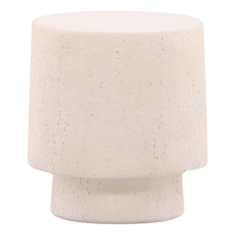Millstone Outdoor Side Table Ivory