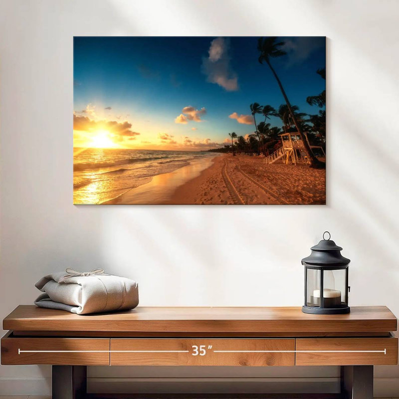 Paysage de Pointe Cana Gillard, H 16 po x l 24 po