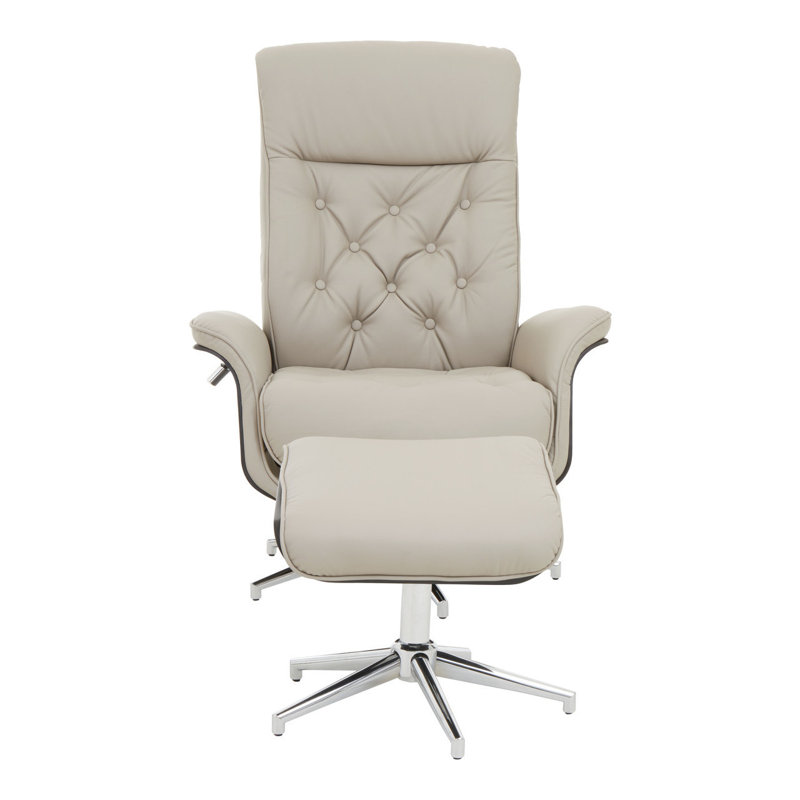 Zora 83cm Wide Swivel Standard Recliner, Mink