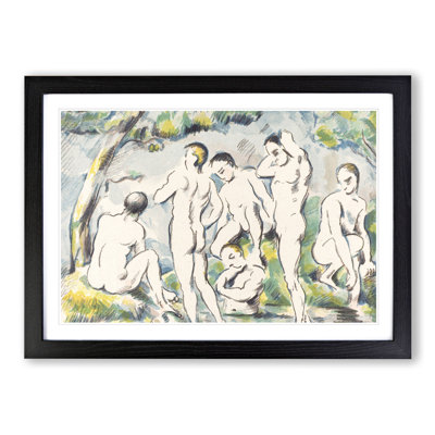 Bathers Vol.6 by Paul Cezanne - Picture Frame Painting